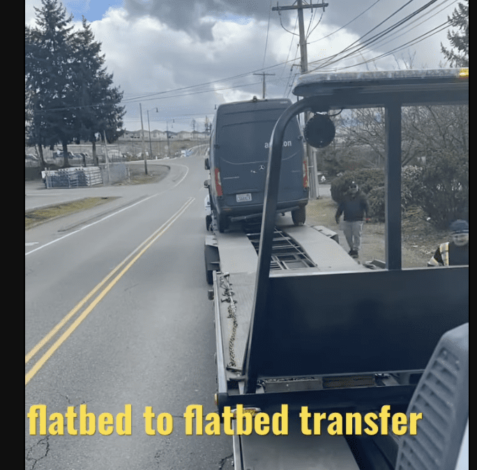 From Flatbed to flatbed van transfer, Maple Valley, WA