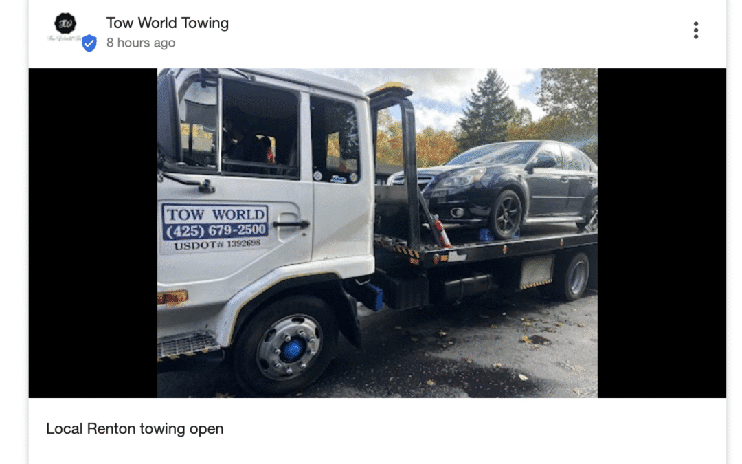 Get Tow Help Now Renton Company