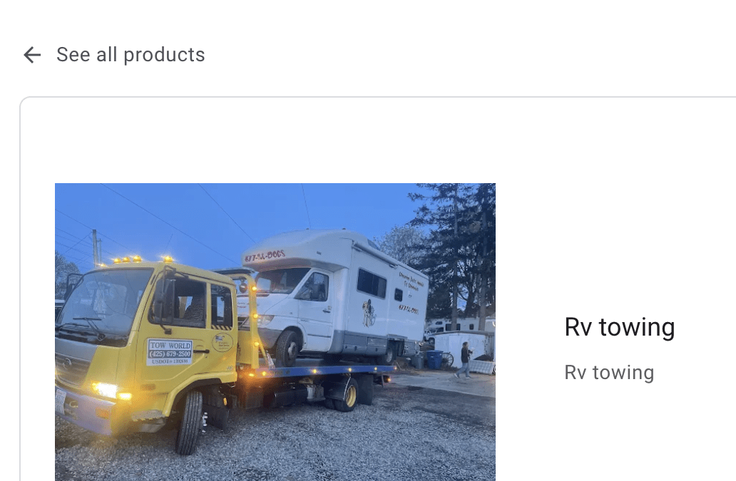 🚐 Camper Van, Sprinter Van & Small RV Towing Near Me – 24/7 Service in Renton