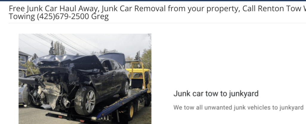 Free Junk Car Removal Near Me – We Tow Away Unwanted & Wrecked Cars Fast