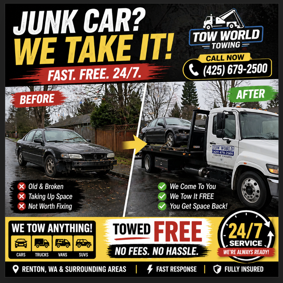 Close to home towing service