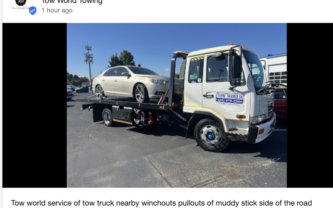 Help On A Side of The Renton Road Tow Truck Service