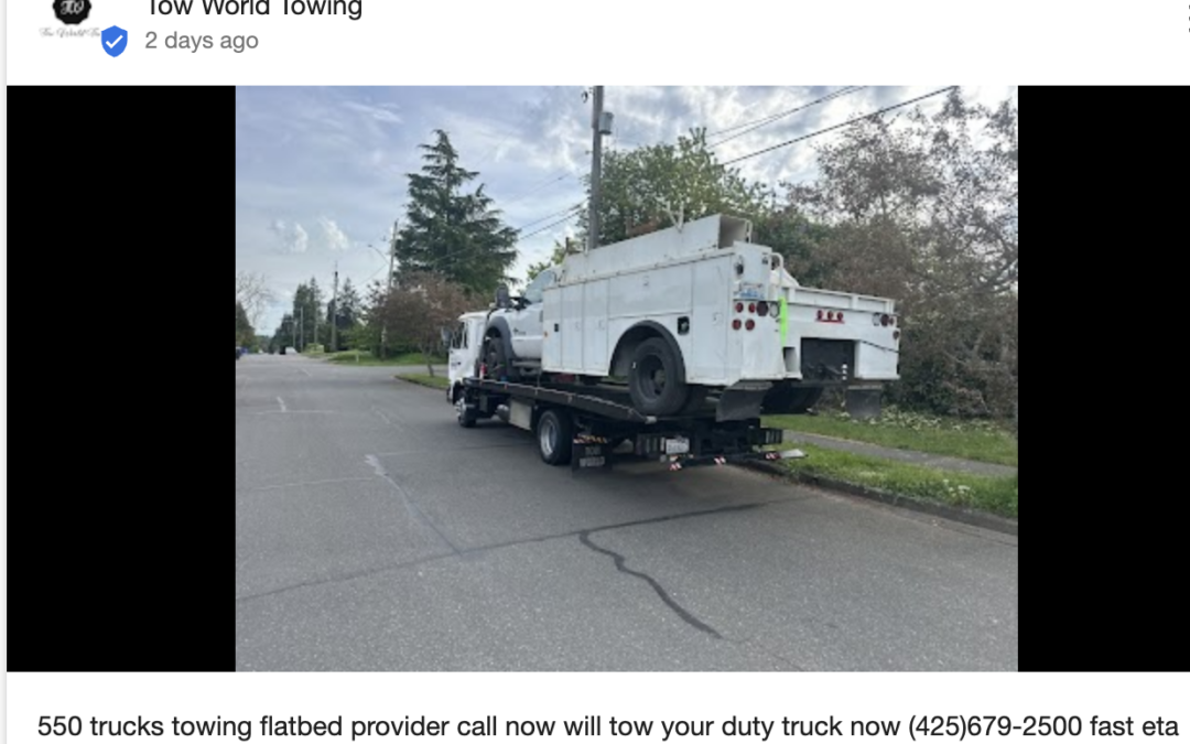 Emergency Towing “We’re Live Now”