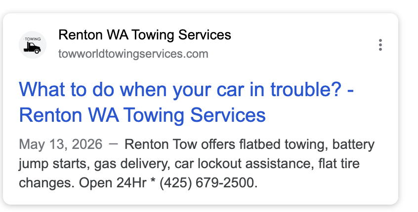 What to do when your car in trouble?