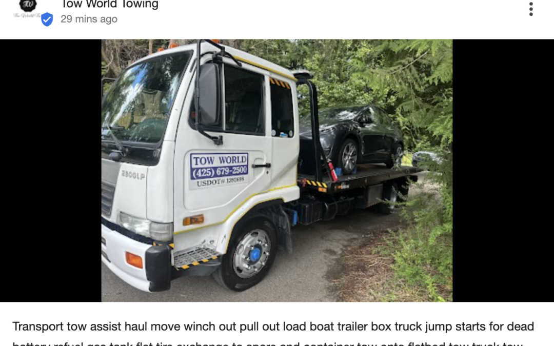 Not delayed towing- Renton hasten roadside arrival