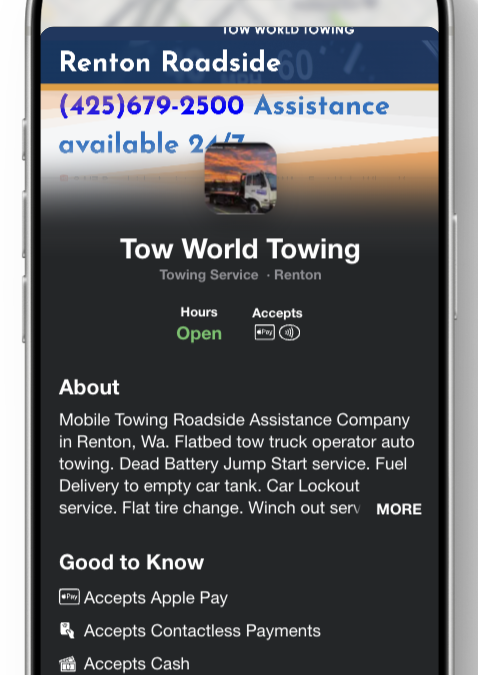 Towing Help Available
