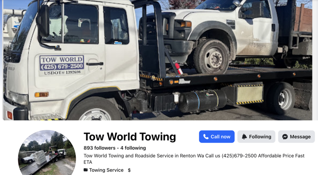 Roadside Help Towing Needed
