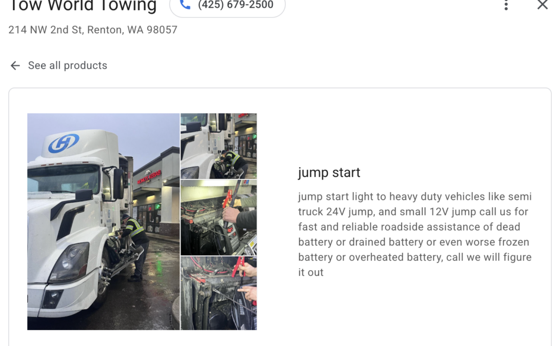Jump Start Service in Renton, WA