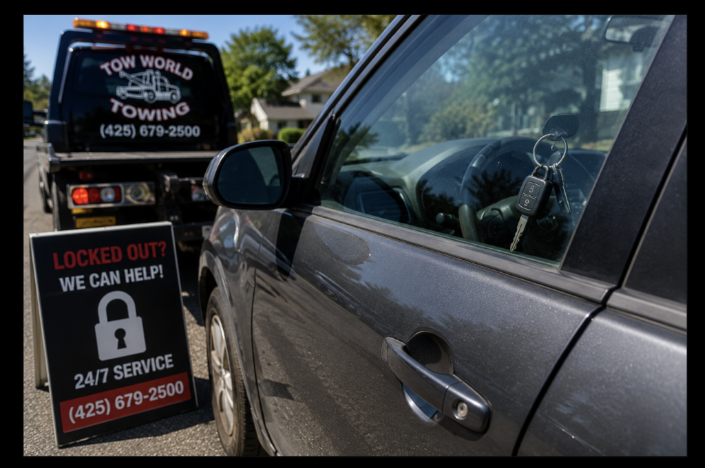 24/7 Car Lockout Service in Renton, WA