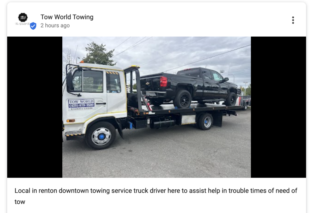 Towing Truck Roadside Assistance Near Me in Renton, Wa
