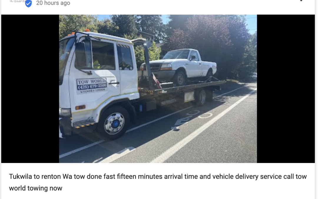 Freeway Vehicle Pickup & Flatbed Transport – Renton, WA