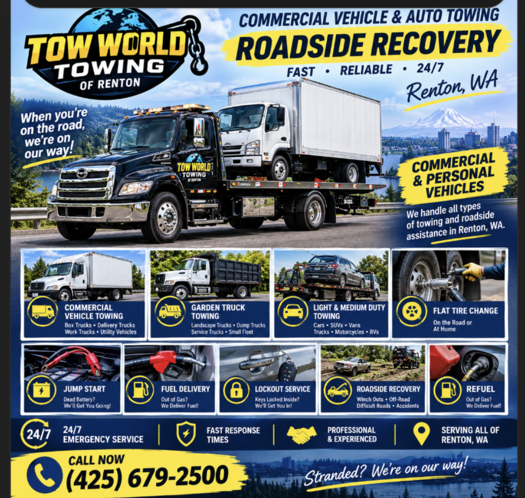 Commercial Vehicle & Auto Towing